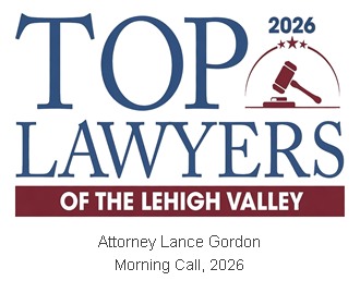 Top Lawyers of the Lehigh Valley 2026 - Attorney Lance Gordon
